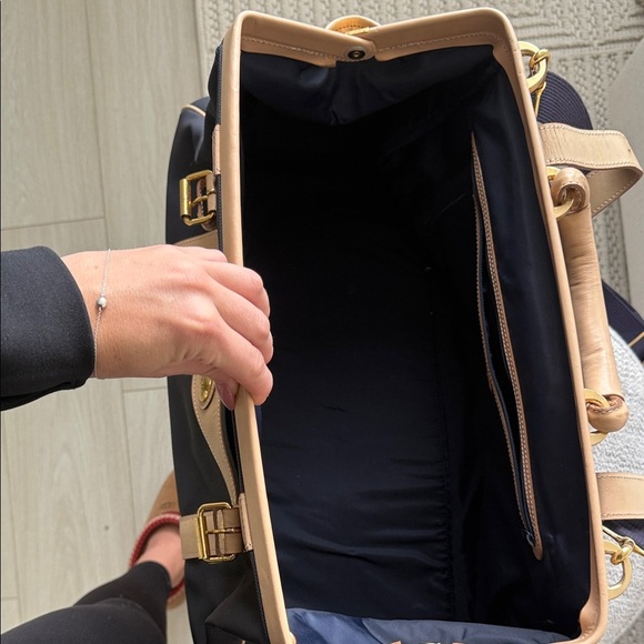 Christian Dior navy blue and Tan Travel Bag - Picture 11 of 12